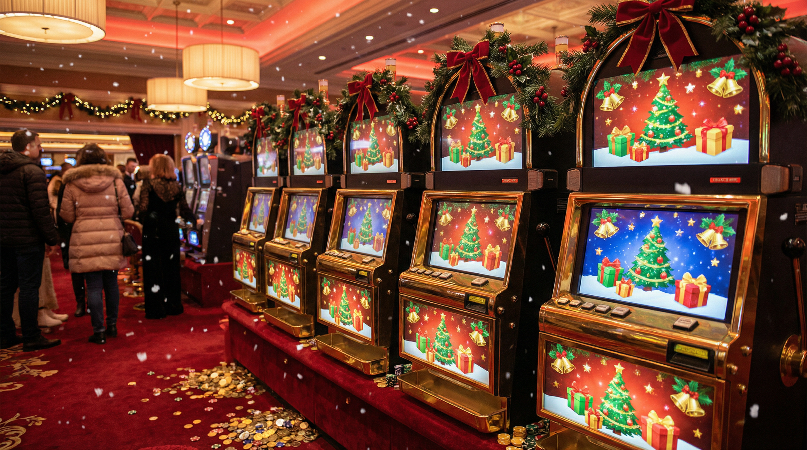 Tragamonedas Navideñas en Loteria Navidad